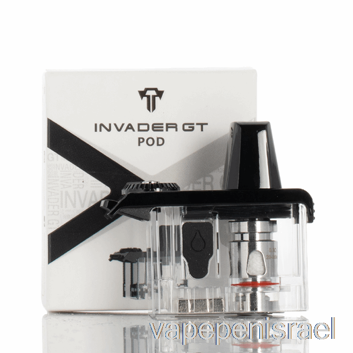 חד פעמי Vape Israel Teslacigs Invader Gt תרמילים להחלפה 3 מ"ל תרמילי מילוי חוזר